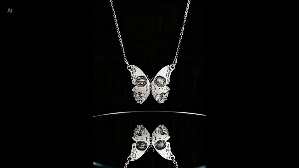 Collar con colgante de plata Cruz de Luz