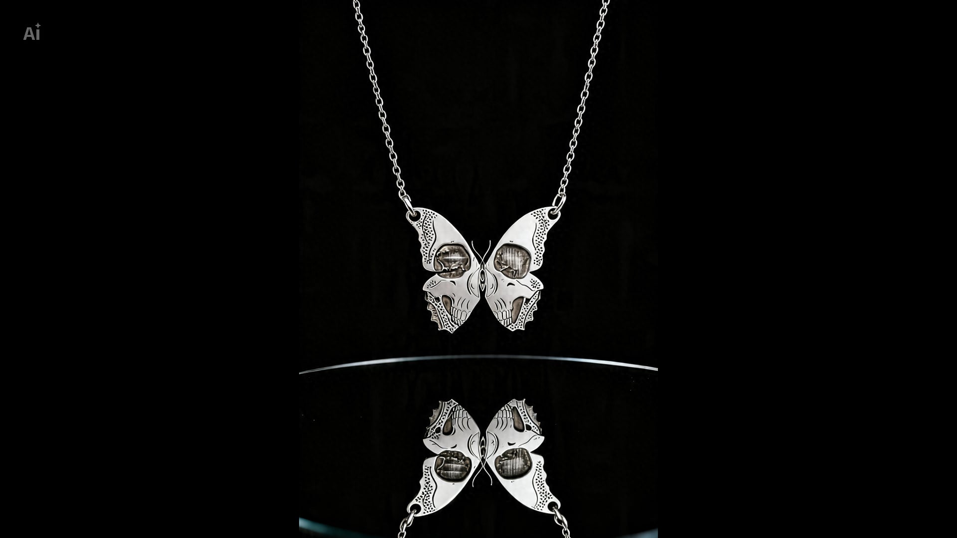 Collar con colgante de plata Cruz de Luz