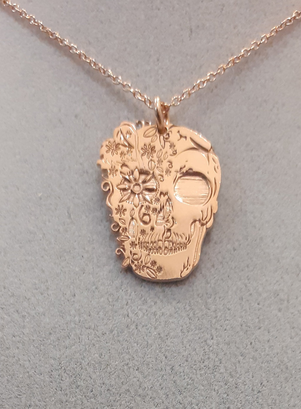 Colgante Calavera Catrina en Plata de Ley  