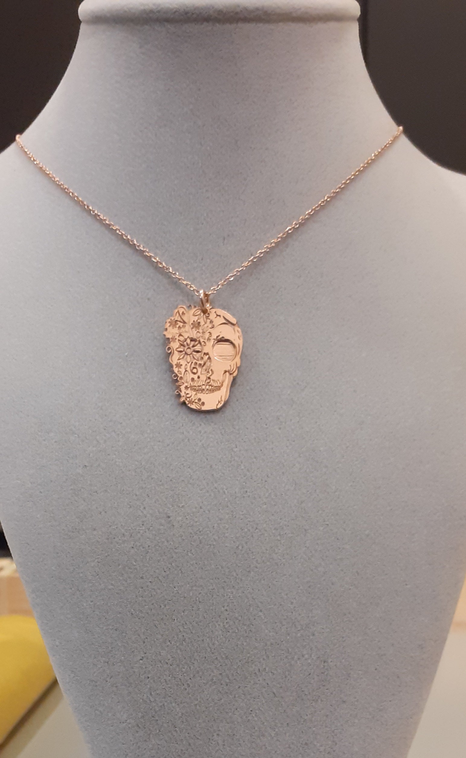 Colgante Calavera Catrina en Plata de Ley  