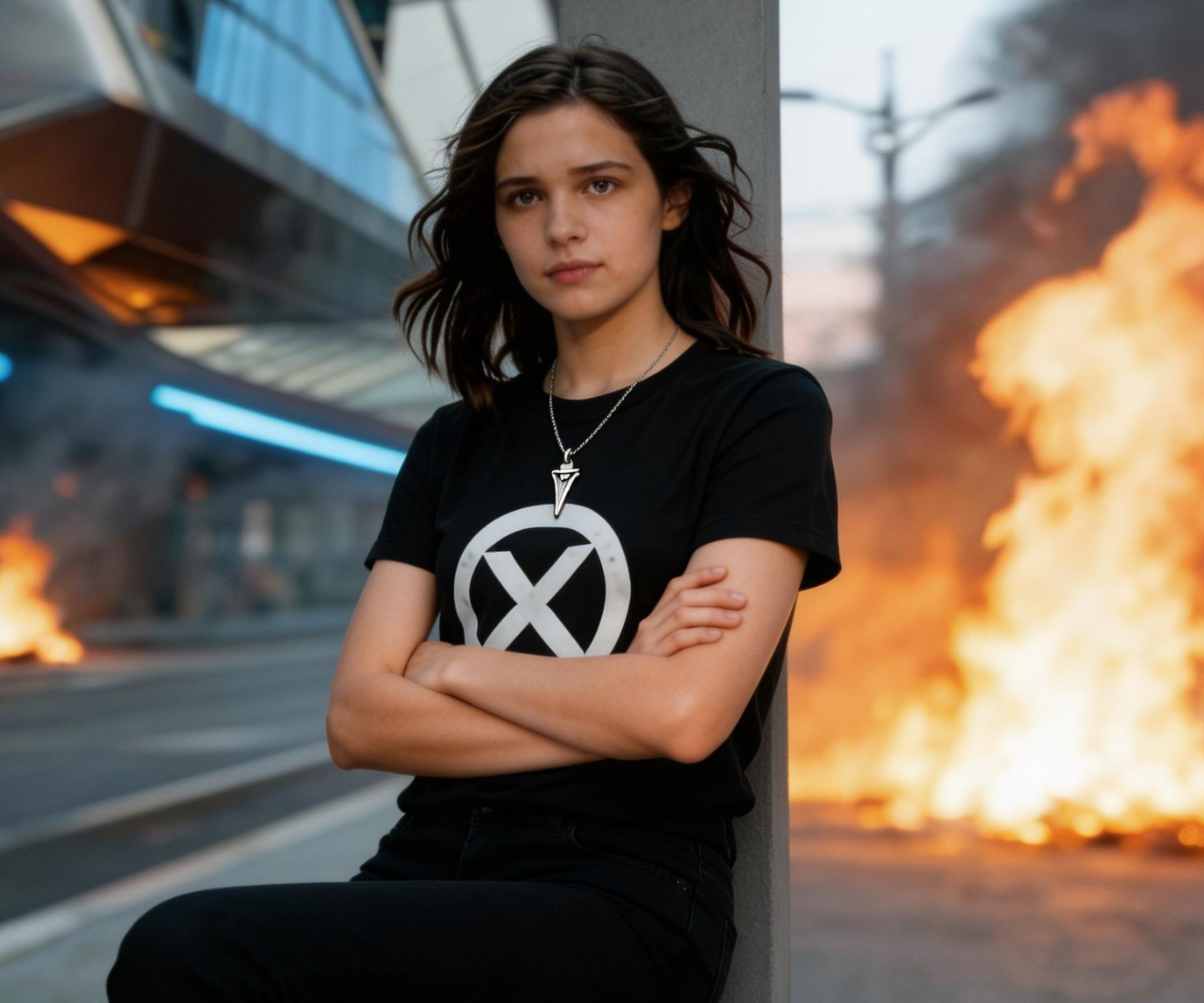 Colgante de plata de ley V de Vendetta