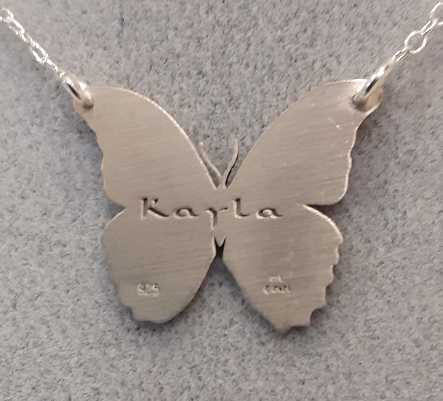 Collar con colgante de plata Cruz de Luz