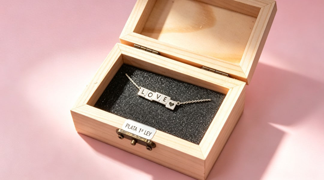 Colgante Nombre Scrabble plata de ley