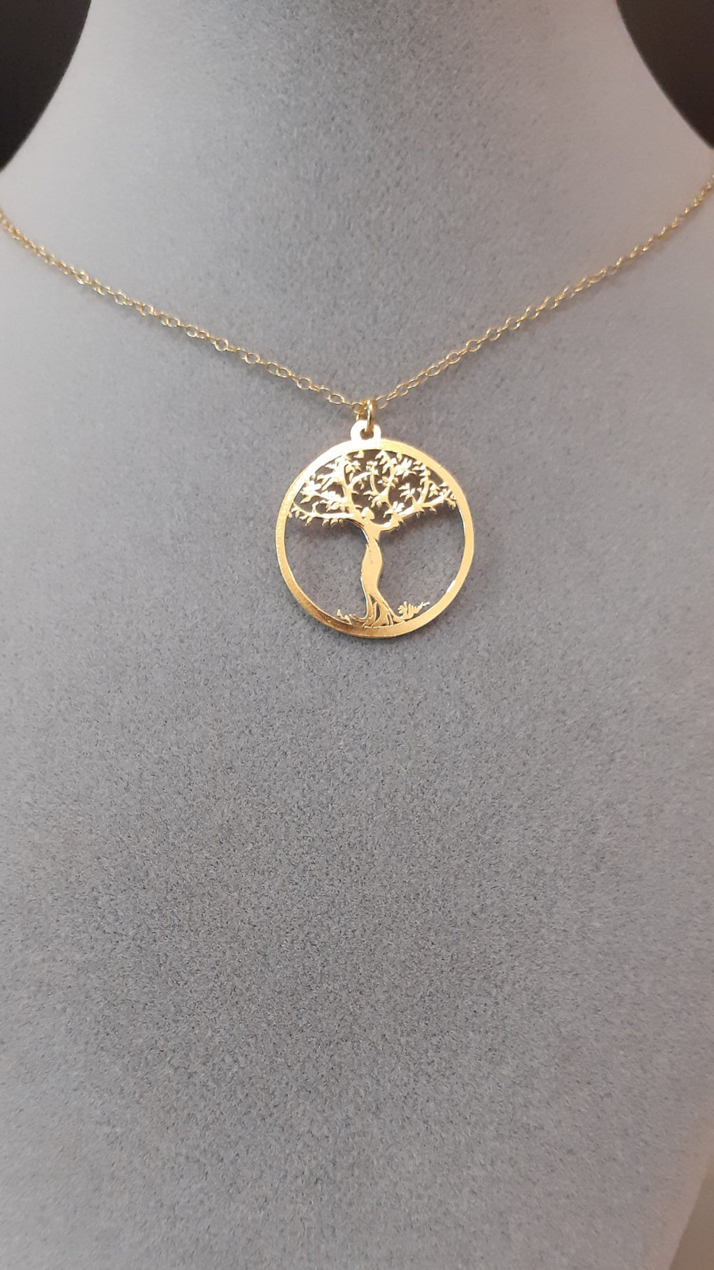 Tree of Life Pendant Necklace Woman Silver