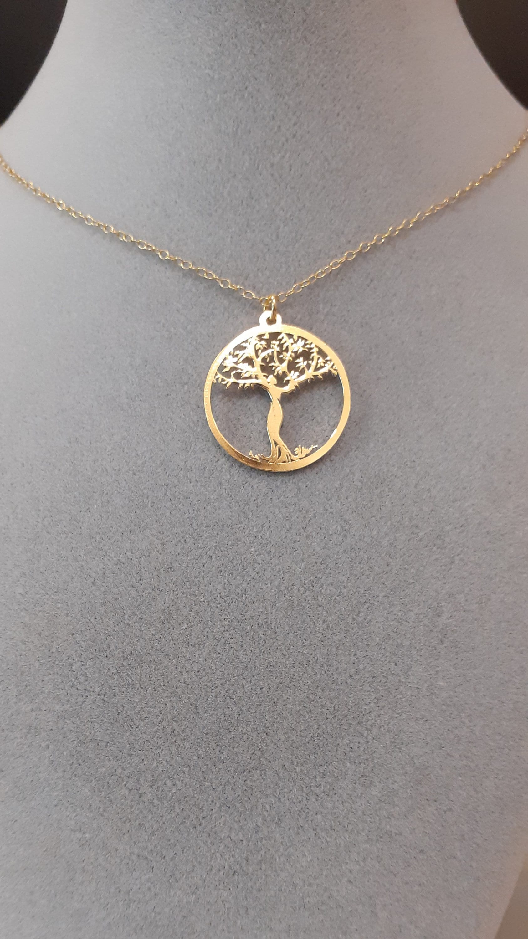 Tree of Life Pendant Necklace Woman Silver