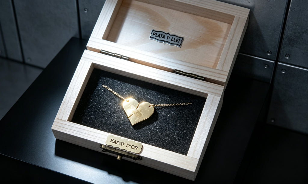 Steling Silver Wounded Heart Pendant Necklace