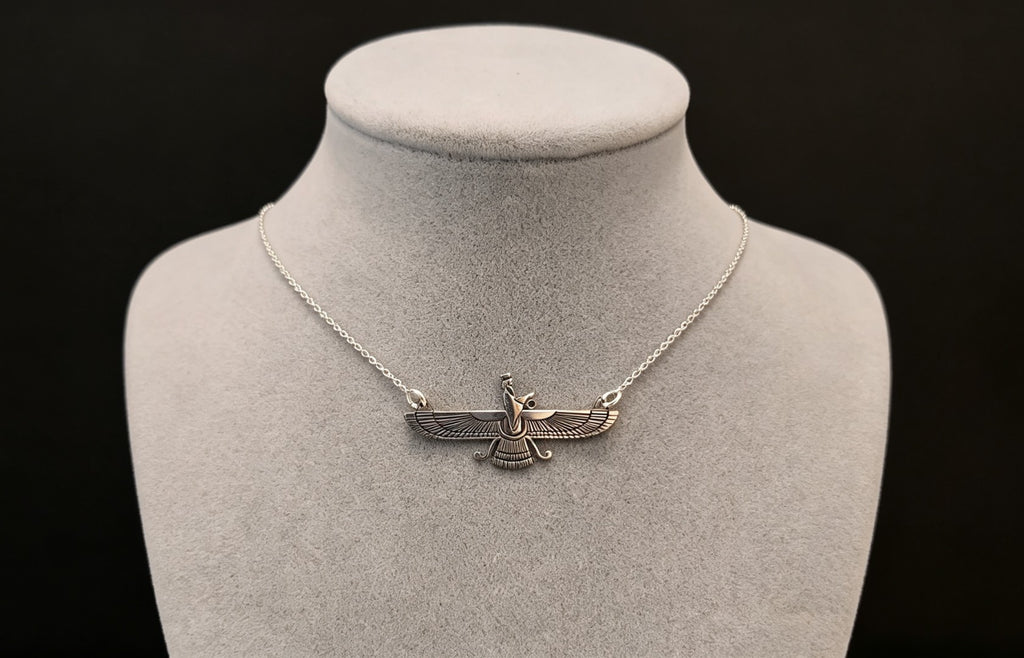 Penjoll Faravahar en Plata de Llei 925