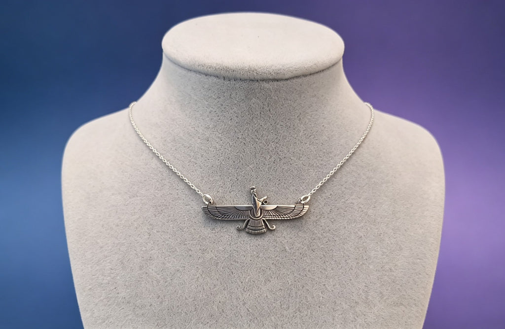 Penjoll Faravahar en Plata de Llei 925