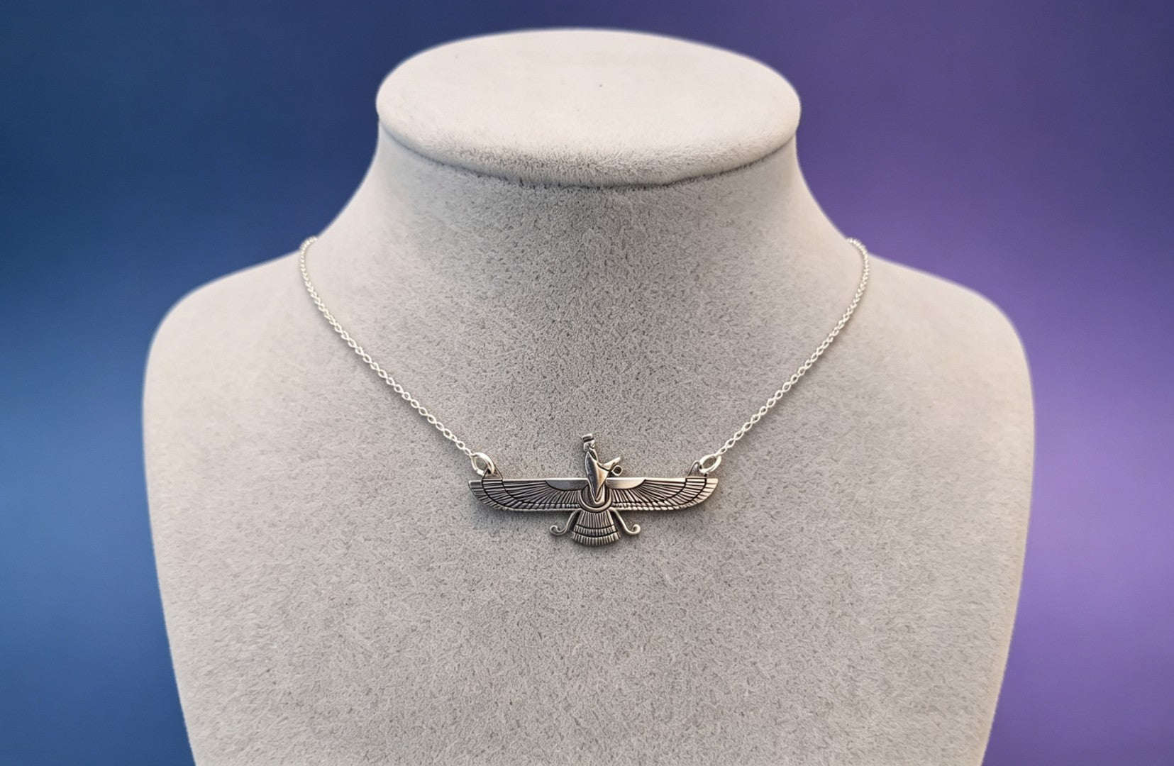 Penjoll Faravahar en Plata de Llei 925