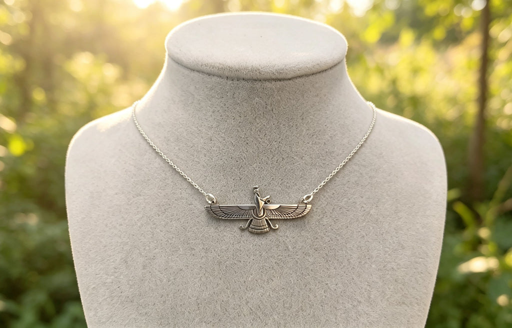 Penjoll Faravahar en Plata de Llei 925