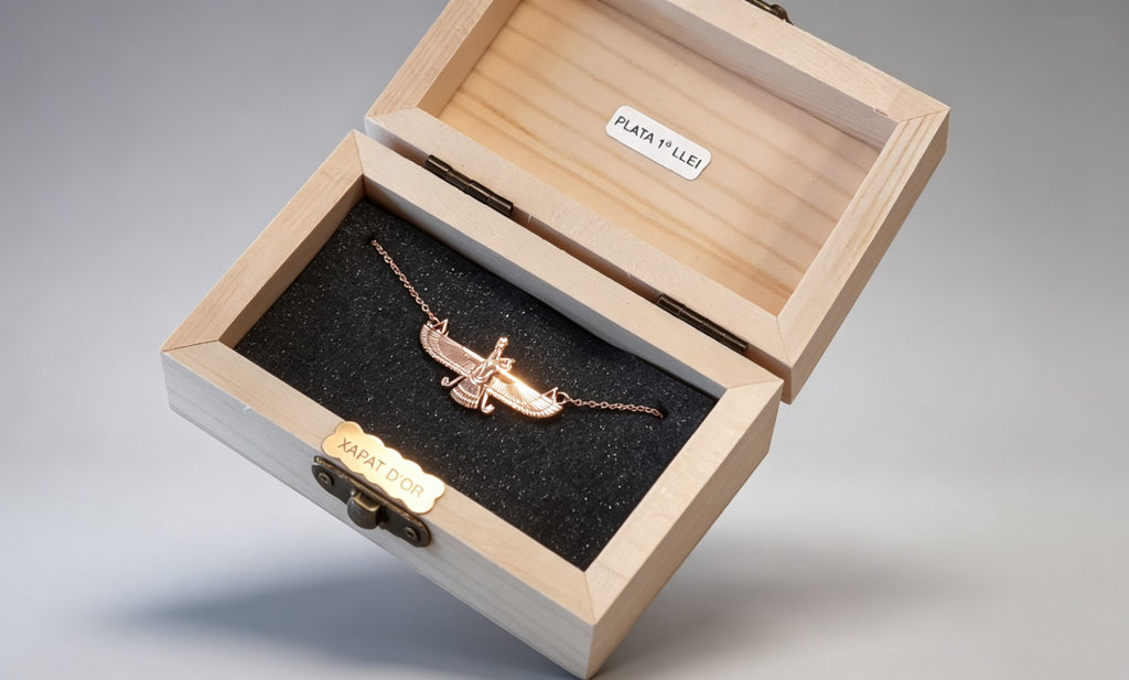 Penjoll Faravahar en Plata de Llei 925