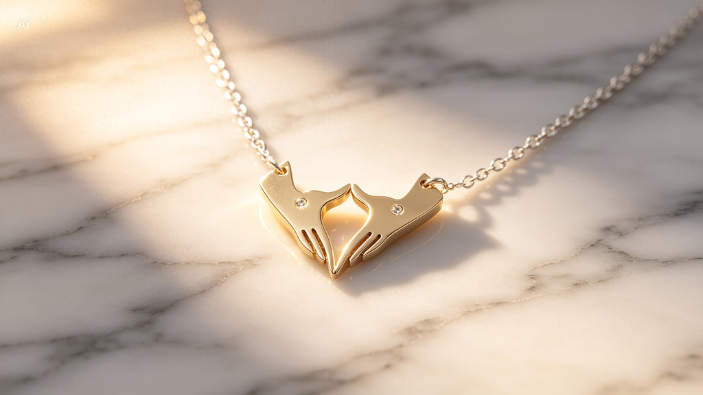 ✨ Collar Fertilidad · Plata de Ley y Diamantes
