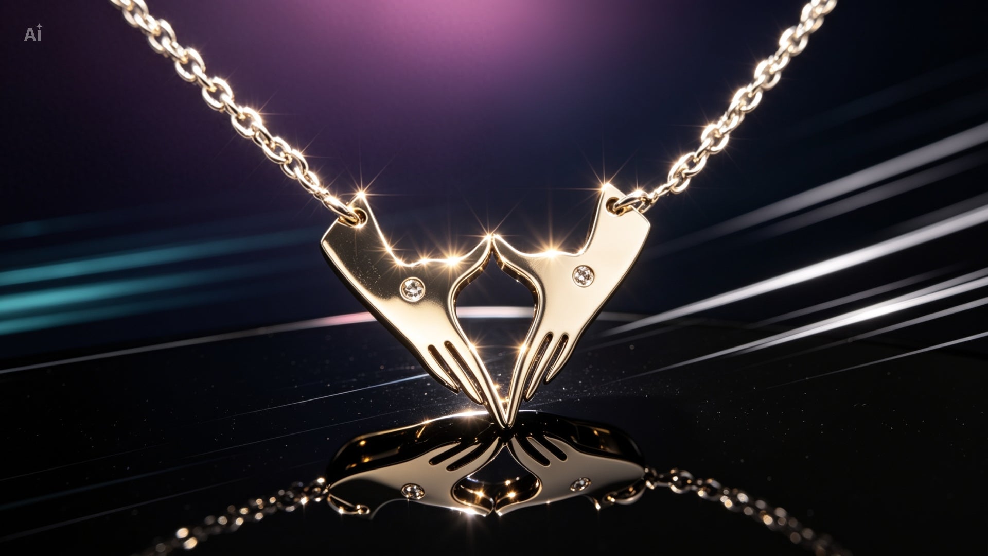 ✨ Collar Fertilidad · Plata de Ley y Diamantes