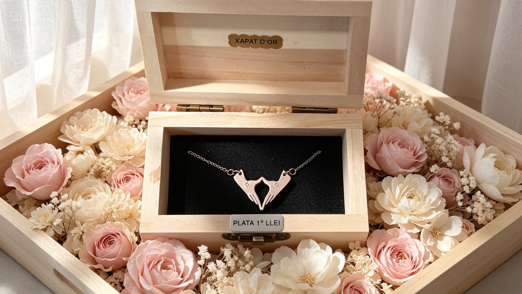 ✨ Collar Fertilidad · Plata de Ley y Diamantes