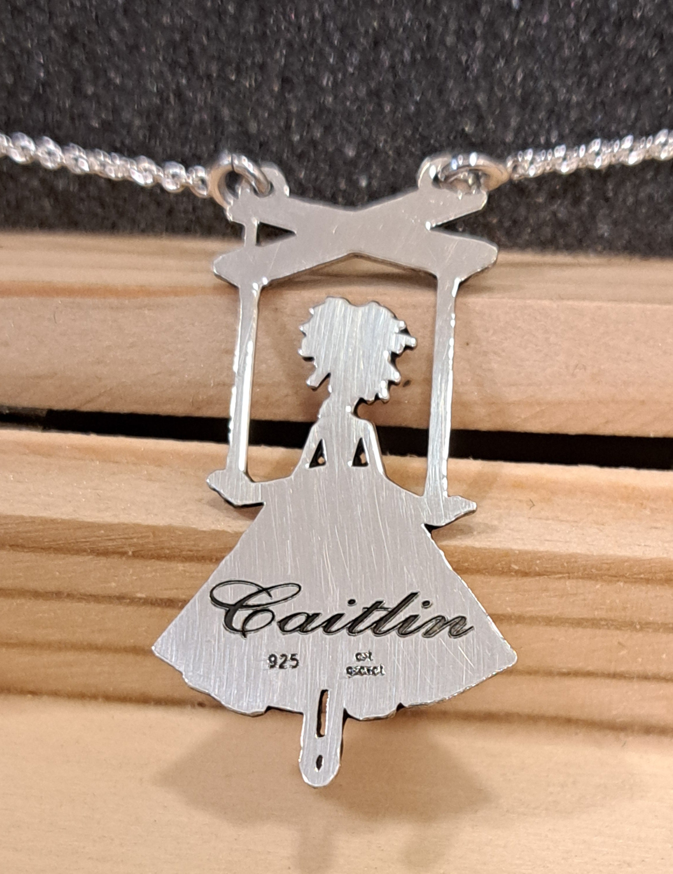 Colgante Skyline de Barcelona en Plata de Ley