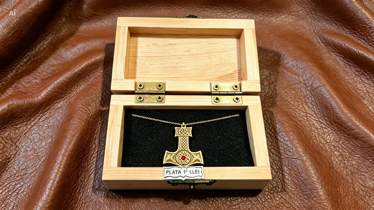 Colgante Martillo de Thor en Plata 925.