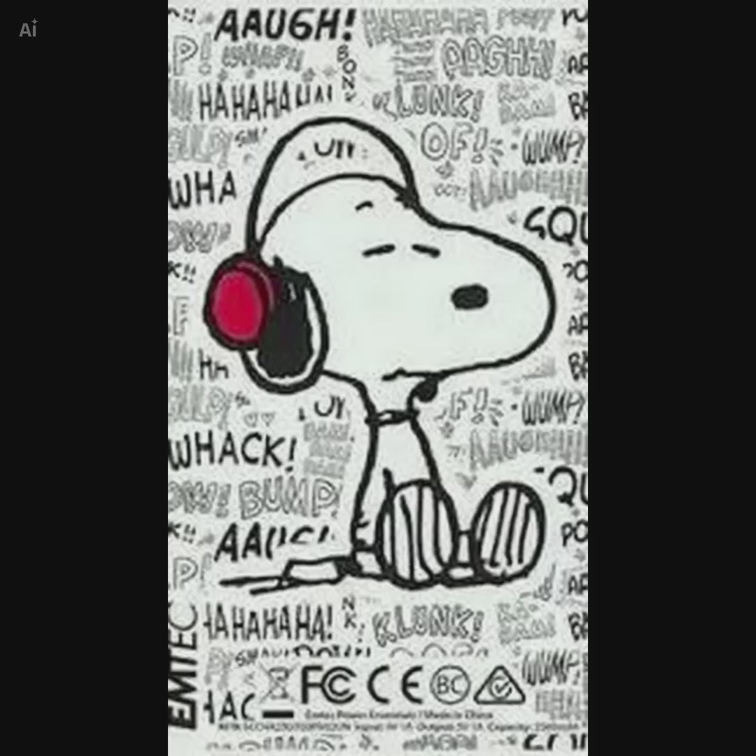 Colgante Snoopy en la Luna de Plata y Esmalte