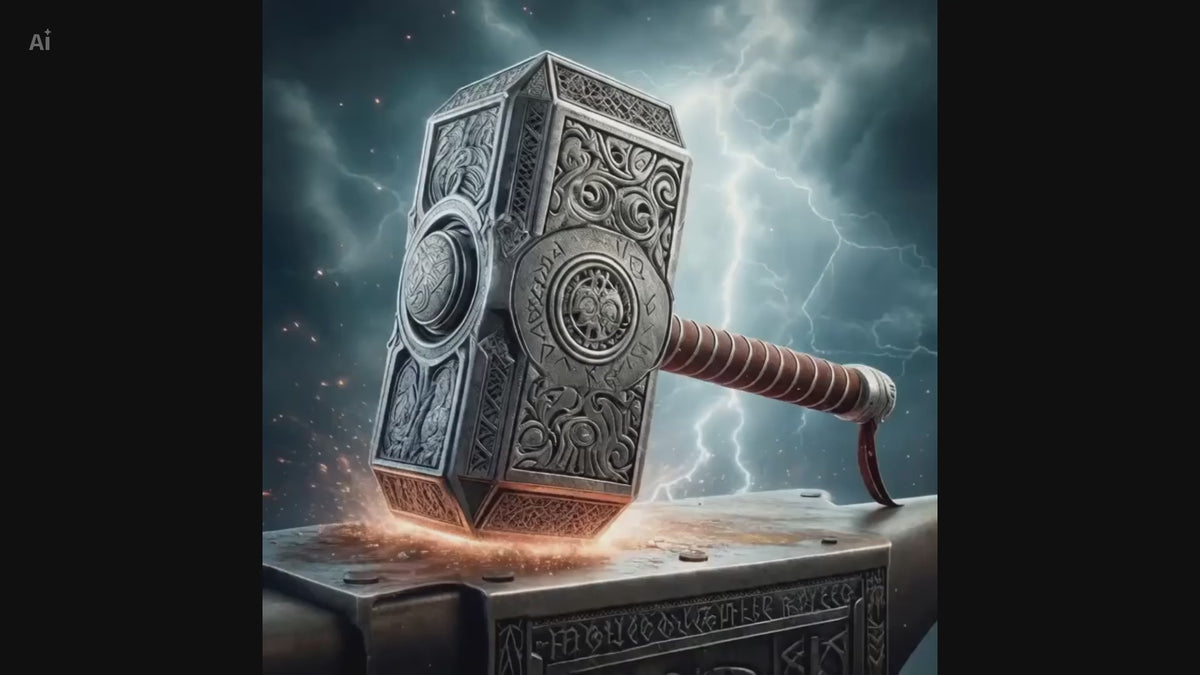 Colgante Martillo de Thor en Plata 925.
