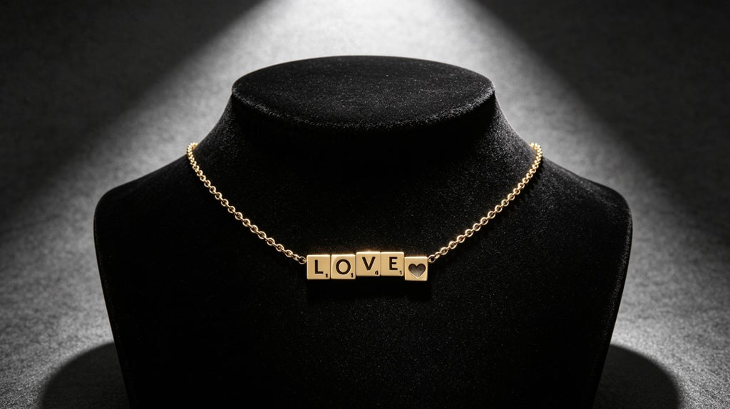 Colgante Nombre Scrabble plata de ley