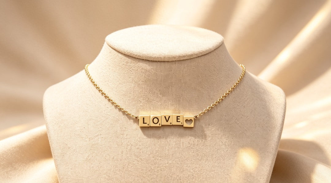 Colgante Nombre Scrabble plata de ley