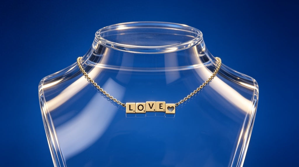 Colgante Nombre Scrabble plata de ley
