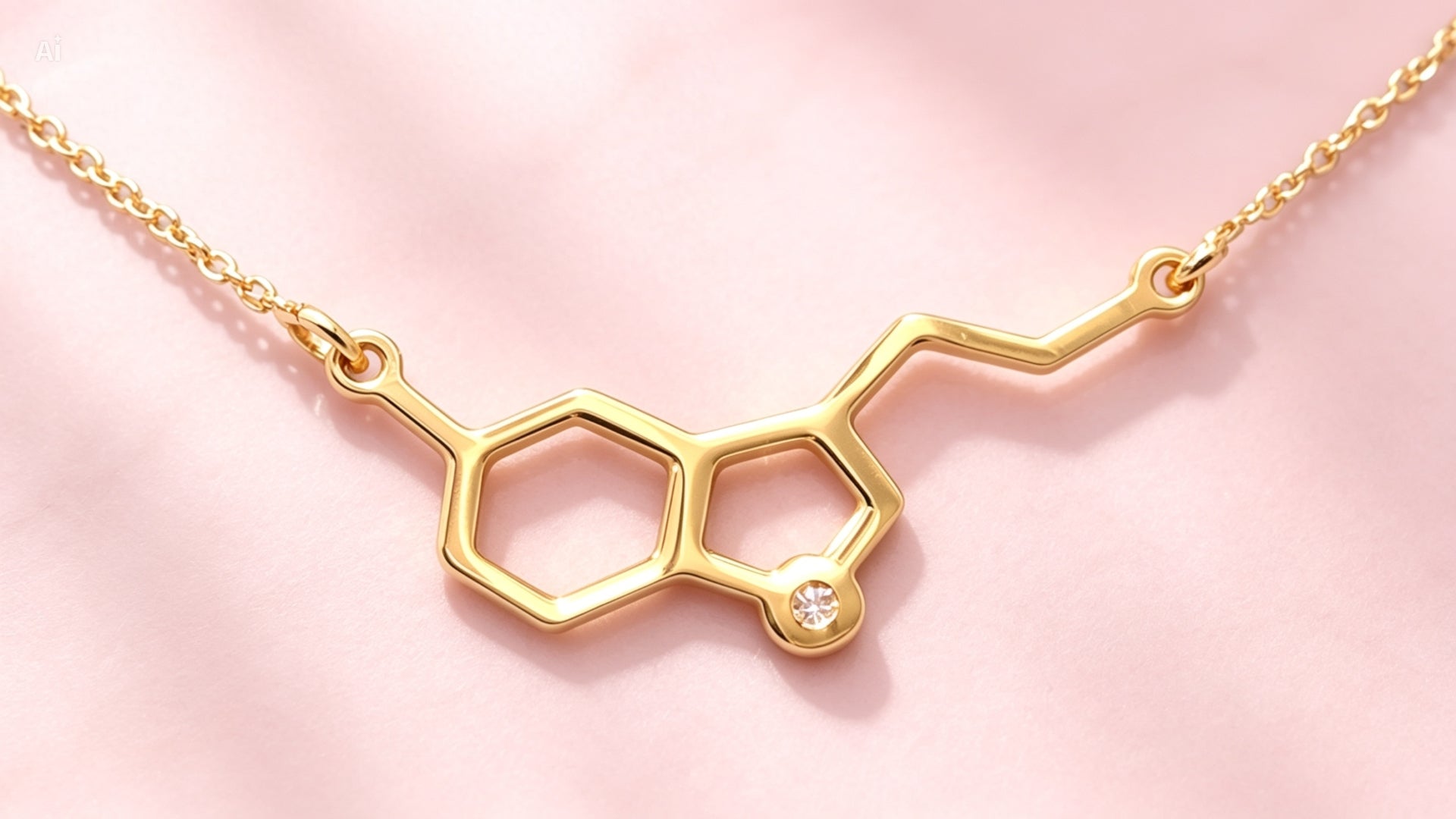 Colgante Serotonina de Plata y Diamante