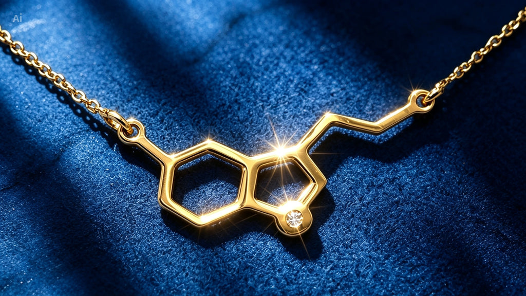 Colgante Serotonina de Plata y Diamante