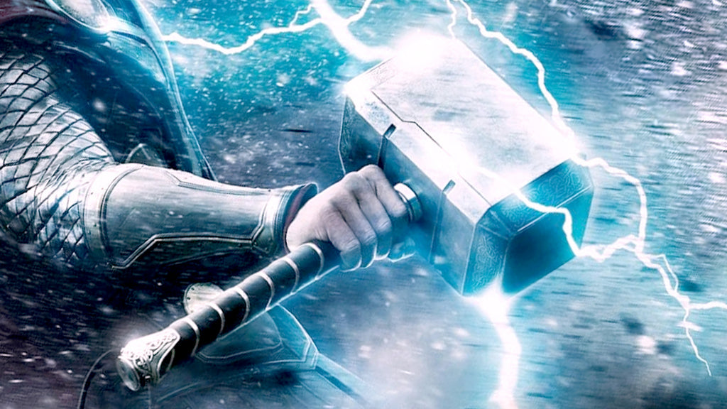 Colgante Martillo de Thor en Plata 925.